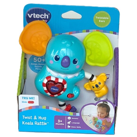 Brand New Vtech Twist & Hug Koala Rattle (English Version) 3+ months - Picture 1 of 10